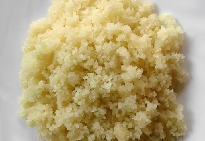 Un plat d'accompagnement composé de manioc.